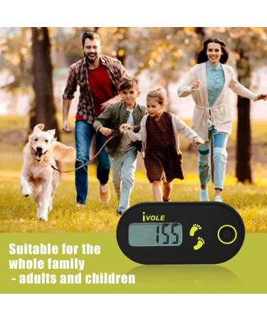 Buy Sortable 3D Digital Pedometer with Clip - Track Steps Calories & Activity Time | Ideal for Running - Men & Women - Black - Buy Online on GoSupps.com