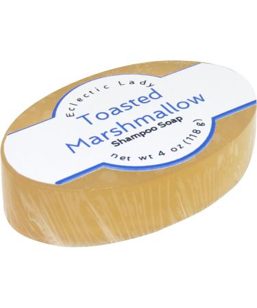 Eclectic Lady Toasted Marshmallow Shampoo Soap Bar - Argan Oil Silk & Honey Protein - Natural Hair Care 4 oz - Buy Online on GoSupps.com