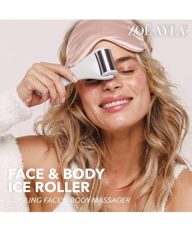 Ice Roller with Stainless Steel Head - Refreshing Skin Care Tool for Instant Cooling & Swelling Relief - International Shipping Available - Buy Online on GoSupps.com