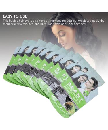  Dioche Dioche Hair Dye Bubble Shampoo Frizz Control Nourishing Black Foam Grey Coverage 10 Pieces 30 ML Easy Application Scrubs - Buy Online on GoSupps.com