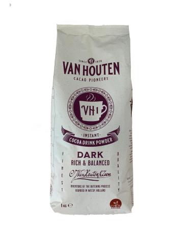 Van Houten H1-15% Cocoa Chocolate Powder, Instant Chocolate Drink, 1kg Pack