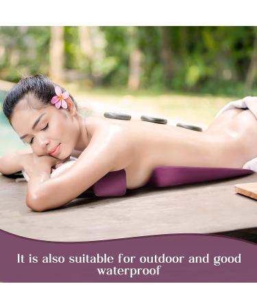 Easy Spa Massage Table Breast Pillow | Bust Sizes AA-C | Comfort Bolster Wedge Prone Pillow in Purple - Buy Online on GoSupps.com