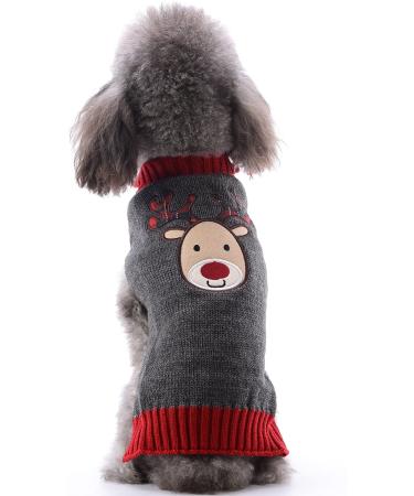 Abrrlo dog sweater christmas dog sweaters dog sweater winter pet knitting sweater dog Christmas sweater warm fashion vacation party gift xxs kitz b