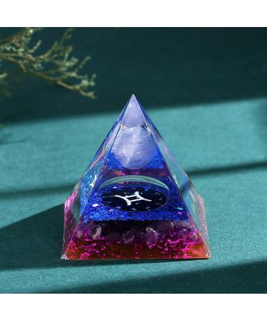 XIANNVXI Gemini Tower Healing Crystals Tower Crystal Tower for Positve Energy Gemini Gifts for Women Men Orgone Tower Spiritual Gifts for Healing Meditation Reki Bring Luck J - Gemini - Buy Online on GoSupps.com