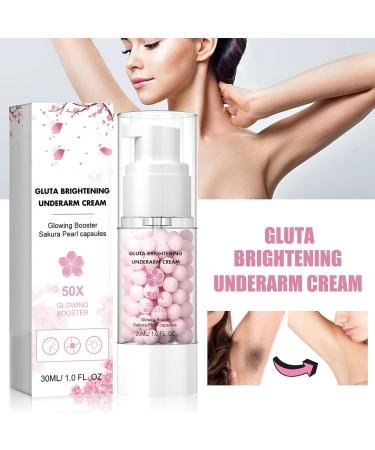 2PCS Gluta Brightening Booster Cream & Underarm Brightening Gel - Exfoliating Body Care for Women | Shop Now - Buy Online on GoSupps.com