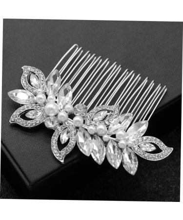 Mikinona 1pc Bridal Hair Comb Bride Hair Clip Womens Hair Clips Wedding Hair Comb Elegant Headwear Hair Jewels for Women Goody Hair Clips for Women Hair Combs for Women Rhinestone Hair Comb - Buy Online on GoSupps.com
