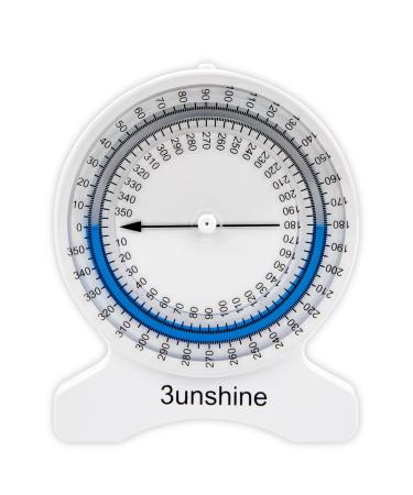 3unshine Inclinometer Physical Therapy - Accurate Range of Motion Angle Finder Protractor with Leak-Free Construction- Precision Physical Therapy Equipment with Bubble Design