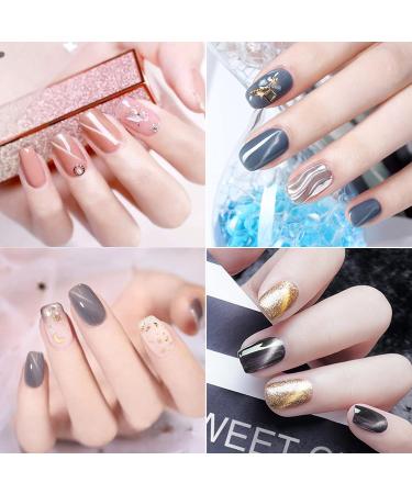 Croitout Cat Eye Gel Nail Polish Set with 1 Magnet Shellac Nail Gel Polish Colours Set Magnetic Gel Nail Polishes Set Soak Off Shellac Gel Nail Polish UV Kit Best Gift for Women 4 x 7.3ml UK-4MY-0002 7.3 ml (Pack of 4) - Buy Online on GoSupps.com