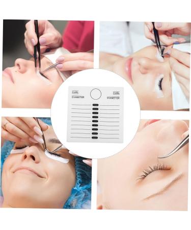 Beaupretty 1pc Eyelash Spacer Lash Extension Tools Ousehold Eyelash Grafting Plate for Salon Crystal Holder Grafting Pad Washers Eyelash Plate Accessories White Cosmetic Acrylic - Buy Online on GoSupps.com