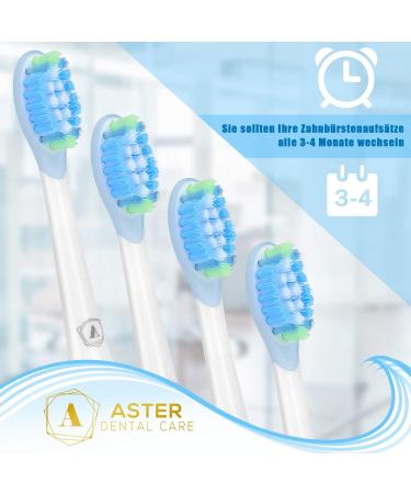 Aster Dental Care 16piece ASTER attachments for Philips Sonicare replacement brushes - Buy Online on GoSupps.com