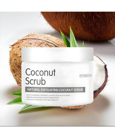 Exfoliant Pour Le Corps - 200g Savon Hydratant Naturel - Exfoliant Lissage Pour La Peau | Pour La Luminosit Soins De La Peau Morte Beaut Pour Les Mains Et Les Pieds Zone Bikini Dos Et Noix de coco 1 unit (Lot de 1) - Buy Online on GoSupps.com