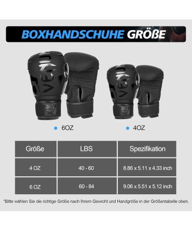 Inmorven 8oz Premium Quality Boxing Gloves for Kids 10-15 years | Kickboxing Muay Thai & MMA Training Sparring Gloves (Black) - Buy Online on GoSupps.com