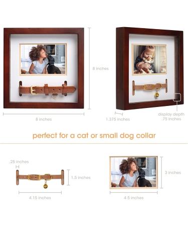 Pearhead Pet Collar Keepsake Picture Frame - Espresso Collar Frame - Buy Online on GoSupps.com