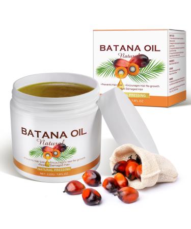 Raw Batana Oil for Hair Growth (220 g) Eliminates Split Ends Prevent Hair Loss batana oil for hair growth dr sebi Repairs Damaged Hair & Skin 220g
