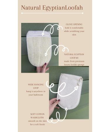 NEFERTITIBYJANA Egyptian Natural Loofah Scrub - Body and Skin Care Essential - Buy Online on GoSupps.com