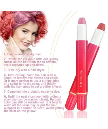 Hair Chalk 12 Colorful Pens - Easy Wash Out Metallic Glitter for All Hair Colors | Perfect Birthday & Party Gifts for Girls | DIY Cosplay & Christmas Fun - Buy Online on GoSupps.com