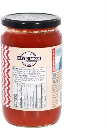 David Rocco Arrabbiata Pasta Sauce 650 ml - Buy Online on GoSupps.com
