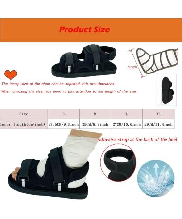 Buy Large Open-Toe Plaster Shoe | Postoperative Recovery & Medical Boot for Foot Sprains & Ankle Fractures - Fits Left & Right Feet - Buy Online on GoSupps.com