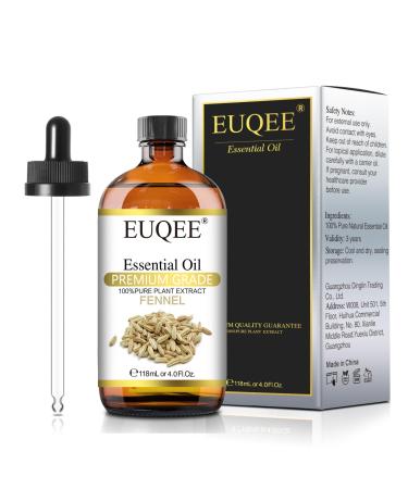EUQEE Fennel Essential Oil 118ml Pure Natural Fennel Oils Aromatherapy Essential Oil Essential Oils for Diffusers for Home Aromatherapy Relax Fennel 118.00 ml (Pack of 1)