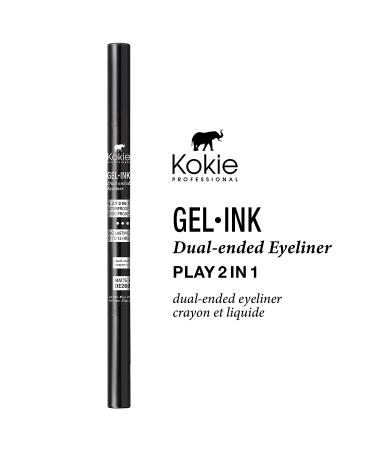Kokie Gel Ink Dual Ended Eyeliner - Gel and Liquid Eyeliner Combo - Buy Online on GoSupps.com