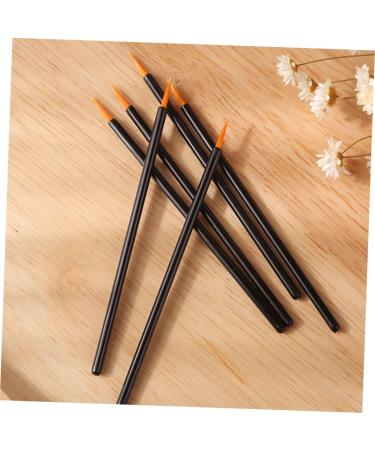VINTORKY 100pcs Disposable Eyeliner Brush Eyeshadow Makeup Tools Lip Black Artificial Fiber - Buy Online on GoSupps.com