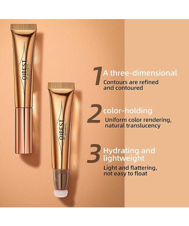 3PCS Liquid Contour Beauty Wand Set - Face Contouring Stick, Highlighter, Blush with Cushion Applicator - Lightweight Matte Finish, Blendable Cream (01+02+04) - Buy Online on GoSupps.com