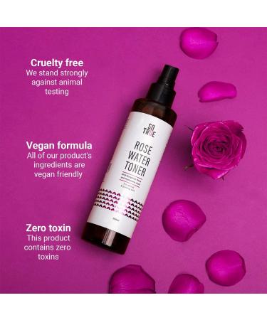 Sotrue Rose Water Spray 200ml | Alcohol-Free Toner with Bulgarian Rose & Hyaluronic Acid | Skin Refining & Pore Tightening for All Skin Types | International Shipping - Buy Online on GoSupps.com
