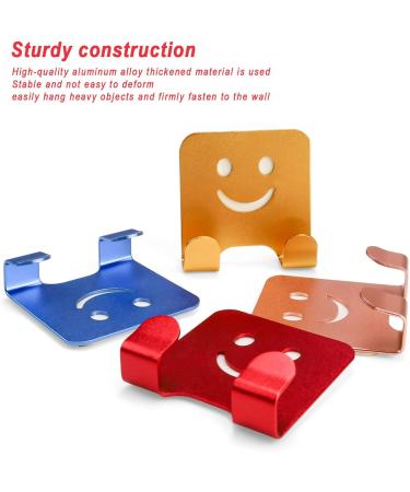 Premium Learanxin 7-Piece Aluminum Alloy Double Hook Razor Plane Stand - Versatile Adhesive Shower Hooks for Razors Keys & Towels - Buy Online on GoSupps.com
