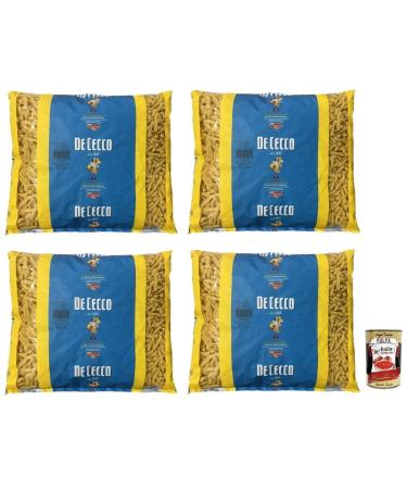 Italian Gourmet E.R. De Cecco Casareccia Durum Wheat Semolina Pasta Lot de 4 p tes en semoule de bl dur 3 kg + box Italian Gourmet Tomato Pulp 400 g
