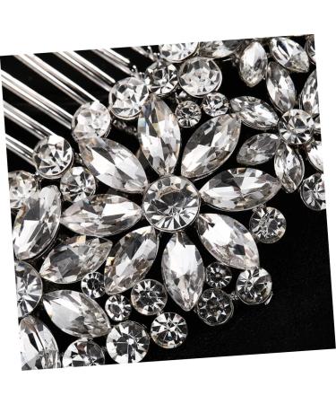 Ipetboom Pearl Wedding Veils Crystal Headpiece Bridal Headpiece Bridal Veil Wedding Hair Clip Rhinestone Hair Clip Bridal Hair Clip Rhinestone Headpiece Tiara Alloy Comb Bride - Buy Online on GoSupps.com