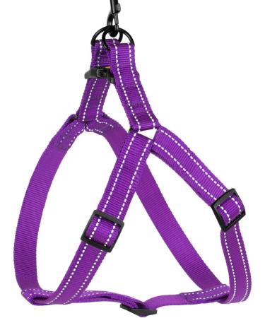 Collardirect Reflecting Dog Harness - Adjustable Sizes S M L for Outdoor Walks - Available in Pink Black Red Purple Mint Green Orange Blue & Lila - Buy Online on GoSupps.com