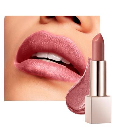 BEAUTY SEARCHER Lipstick Metallic Shine Finish Lip Balm Glossy Hydrating Nude Velvet Red Long-Lasting Moisturisation Luxury Lip Stick Makeup # 05 Honey Peach Coral