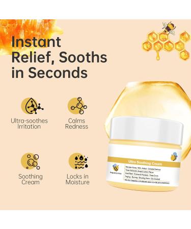 Soothing and Repairing Cream | 50ml Natural Skin Moisturizer Itch Relief Cream for Dry Skin Redness and Itching Soothing and Nourishing and - Buy Online on GoSupps.com