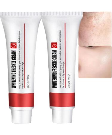 Cr me blanchissante anti-taches de rousseur correcteur de taches brunes pour le visage hydratant claircissant la niacinamide cr me anti-rides raffermissante au r tinol (2 pi ces)