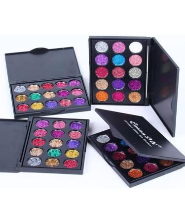 15 Glitter Eyeshadow Palette for Eyeshadow 02 Colors No.2 - Buy Online on GoSupps.com