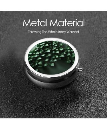 Green Creeperround Pill Box | 3 Compartment Portable Travel Pill Organizer | International Shipping Available - Buy Online on GoSupps.com