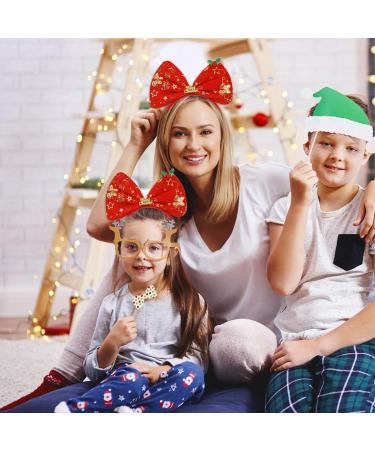 CHEERYMAGIC Christmas Headband Red Bow Headband Large Bow Hairband Christmas Hair Accessories for Kids Girls Women Princess Hair Bands A6-SDPDFG - Buy Online on GoSupps.com