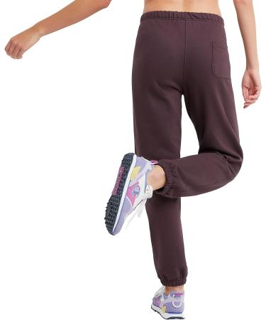 Champion Women's Reverse Weave Oversized Joggers - Medium Black Plum C Logo - Buy Online on GoSupps.com