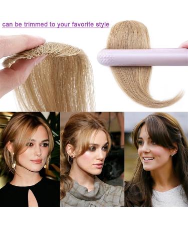 Bangs 2PCS Human Hair Clip on Bangs with Mid Part One/Two Sides Bangs Remy Hair in Extenssion French Invisible Fringe for Women Curved Bangs for Daily Wear (Color : #4 Size : 6 months) 6 months #4 - Buy Online on GoSupps.com