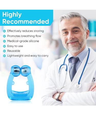 Silicone Magnetic Anti-Snoring Nose Clip - Stop Snoring & Improve Sleep (8pc) - Buy Online on GoSupps.com