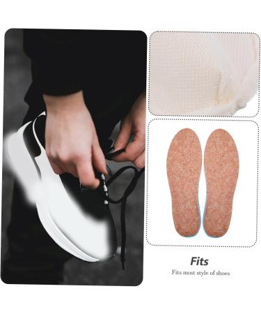 NOLITOY Cork Insoles for Men - Arch Support Shoe Lifts & Height Increasing Inserts - Comfortable Foot Pads for Enhanced Stability & Damping - Buy Online on GoSupps.com