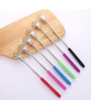 Telescopic Back Scratcher - Stainless Steel Hand Massage Device | Travel-Friendly Back Relief for Adults & Seniors - Buy Online on GoSupps.com