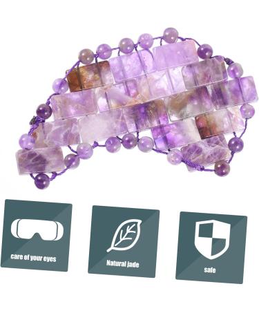 Ipetboom Ipet Tree Jade Woven Amethyst Eye Mask Cold Compress Sleeping Mask Reusable Eye Pads for Dark Circles - Buy Online on GoSupps.com