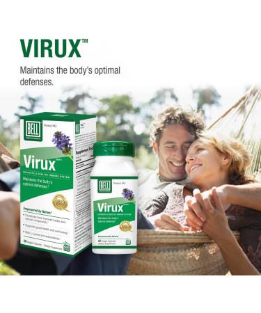 Bell Virux L Lysine & Red Marine - Herbal Immune System Booster | 1000mg Lysine Capsules (1 Pack) - Shop Internationally - Buy Online on GoSupps.com