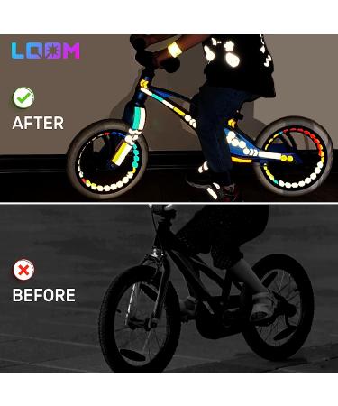 67pcs Blue Reflective Stickers Kit | Self-Adhesive Bike Decals for Safety | Helmet, Motorcycle, Bicycle, Car, Stroller | Waterproof Visibility - Buy Online on GoSupps.com