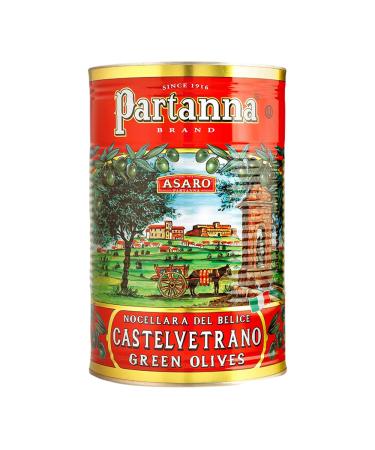 Partanna Premium Select Castelvetrano Whole Olives - 5.5 lbs Whole 5.5 Pound (Pack of 1)