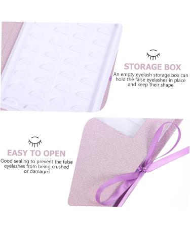 Didiseaon 1pc Eyelash Box Empty Lash Book False Eyelash Holder & Organizer Eyelash Container Cross Nail Charm Mp Oganize Para Guardar Lash Book Empty Eyelash Book Artificial Pink Paper Tool 22x18cm Pink - Buy Online on GoSupps.com