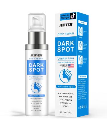 Dark Spot Remover Face and Body, Dark Spot Corrector Cream for Age Spot Sun Spot Melasma Freckles, Rapid Corrects Uneven Skin Tone, with Hyaluronic Acid and Retinol for Women and Men 1.7 Fl Oz (Pack of 1)