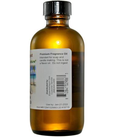 Pina Colada Fragrance Oil - 4 oz Amber Glass Bottle | Premium Scent for Candles Soap & Diffusers - International Shipping Available - Buy Online on GoSupps.com