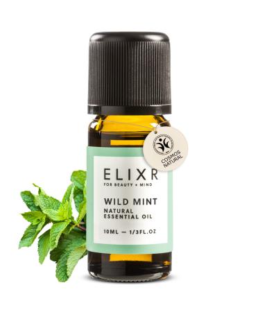 Elixr - Japanese mint oil for room fragrances for aromatherapy & as massage oil - 100% essential oil made of mint leaves with intensive fragrance - certified natural cosmetics from Germany (10 ml) 10 ml (1 Pack)